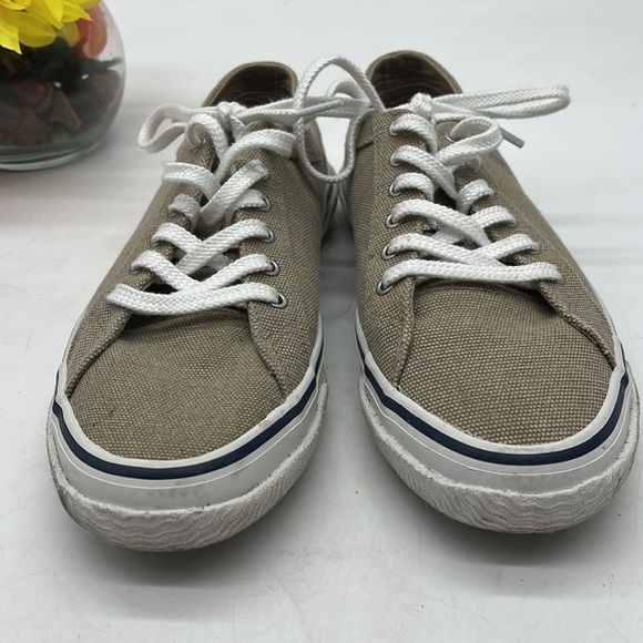 Nautica Tan Canvas Sneaker Size 7.5. SNK2653B - Picture 2 of 8